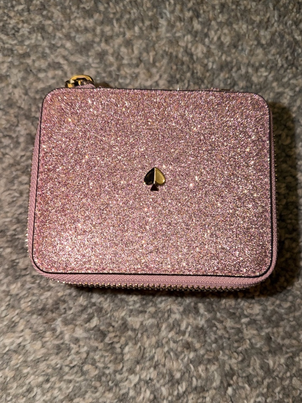 Kate Spade Pink Glitter Jewelry Box - Picture 4 of 10